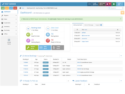 Repair Administrator System