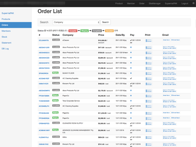 SuperniaPAK Order Management System